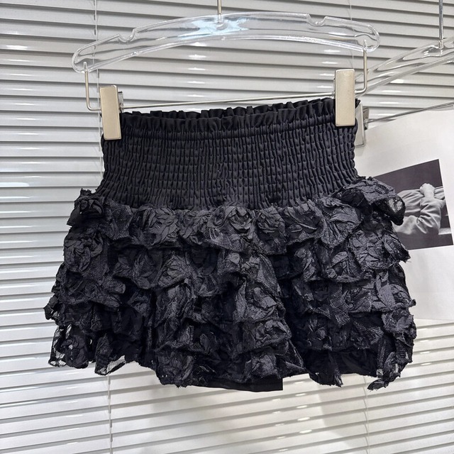 全4色/Frill lace short pants　M3212