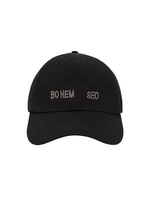 [BOHEMIAN SEOUL] BASIC LOGO BALL CAP, BLACK 正規品 韓国ブランド 韓国通販 韓国代行 韓国ファッション bohemseo ボヘミアンソウル ボヘムソ 日本 店舗