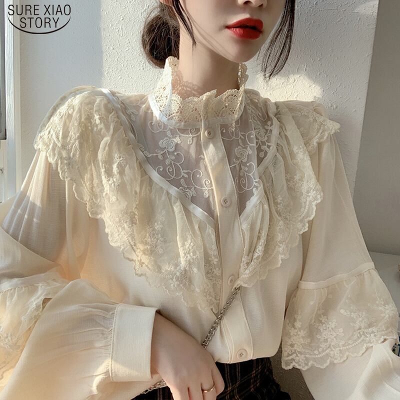 ヴィンテージレースブラウス