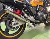 CB400SF NC39【飛燕外伝】 4-2-1オリジナルマフラー メッキ