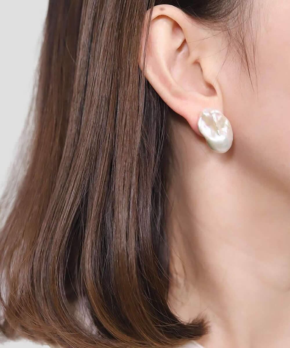 baroque pearl stud pierce/earring〈高品質 Sクラス〉 | LARICA