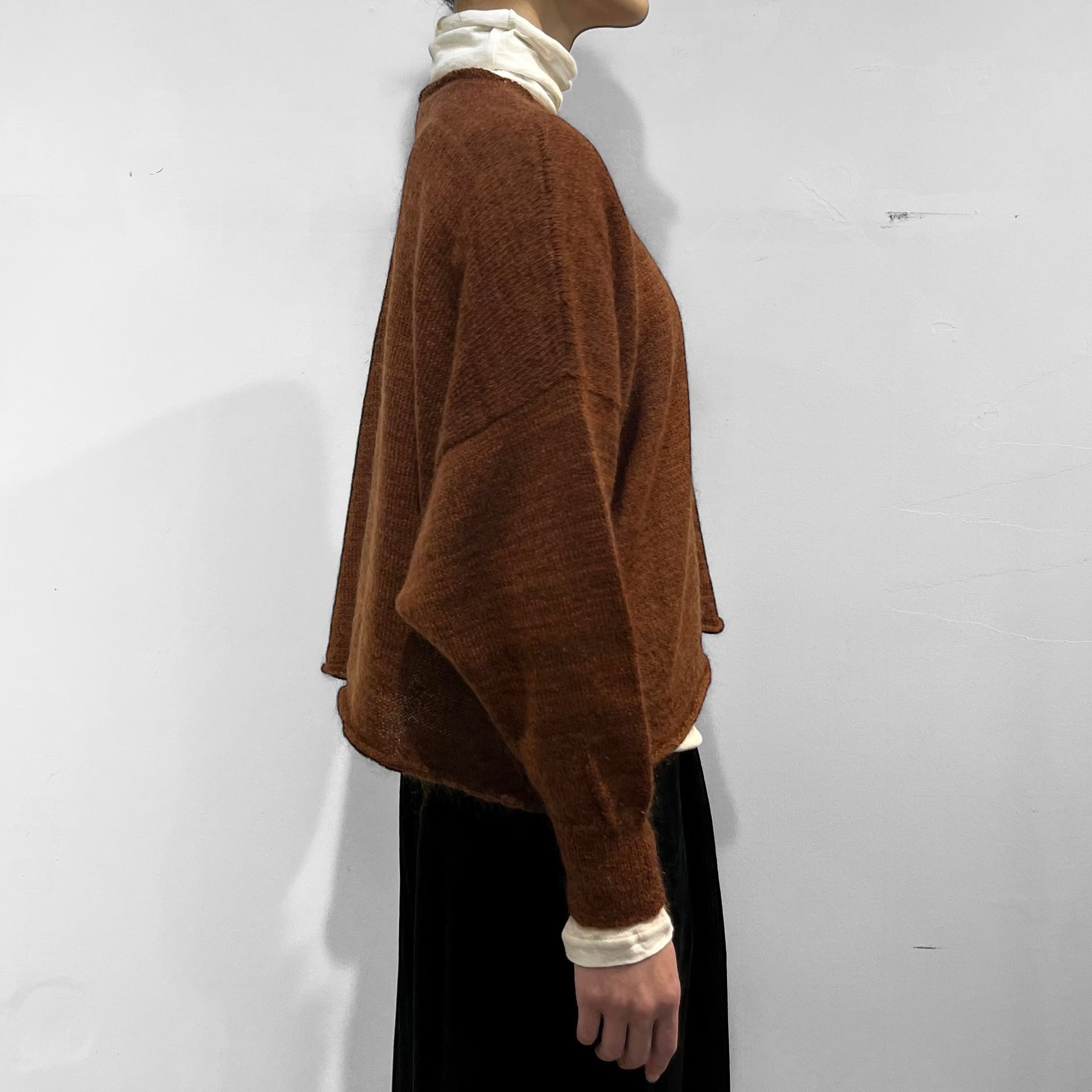 suzuki takayuki 【スズキタカユキ】fulling knitted cape | store a
