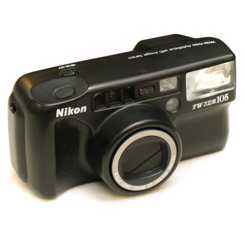 1496FC1 Nikon TW zoom 105 ニコン コンパクトフィルムカメラ 中古 電池付き