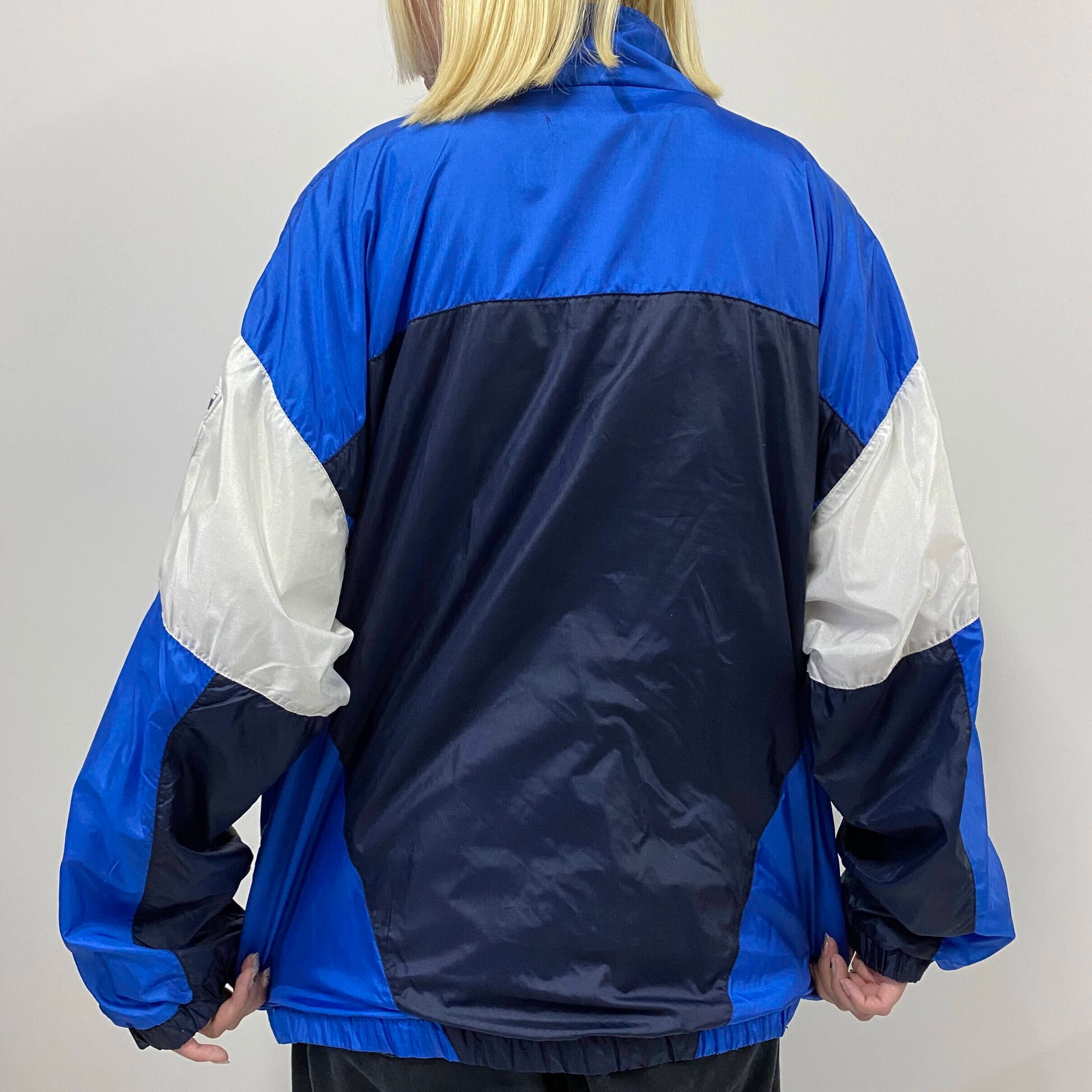 90年代 銀タグ NIKE ナイキ マルチ切り替え 袖 ロゴ刺繍 ナイロン