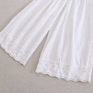 レース ワイドレッグ ペチパンツ 2col Y 260062