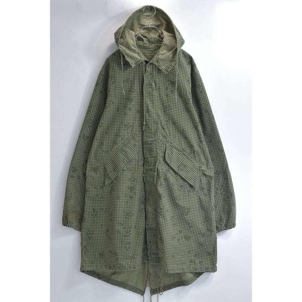 アメリカ軍　モッズパーカ　ナイトカモ　フィッシュテール 80s U.S.ARMY アメリカ軍 ナイトカモフラージュ フィッシュテール