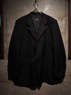 【Caka】"Scully" Beautiful Embroidery Vintage Western Tailored Jacket