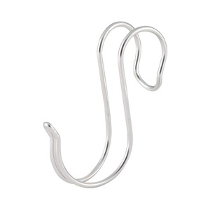 【特価処分】無印良品 ステンレス横ブレしにくいフック・大 2個入・直径1.5×2.5cm 38755623 シルバー