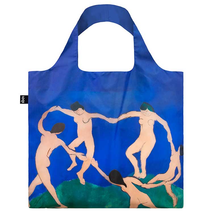 折りたたみトート エコバッグ 撥水加工 絵画 LOQI Recycled Bag