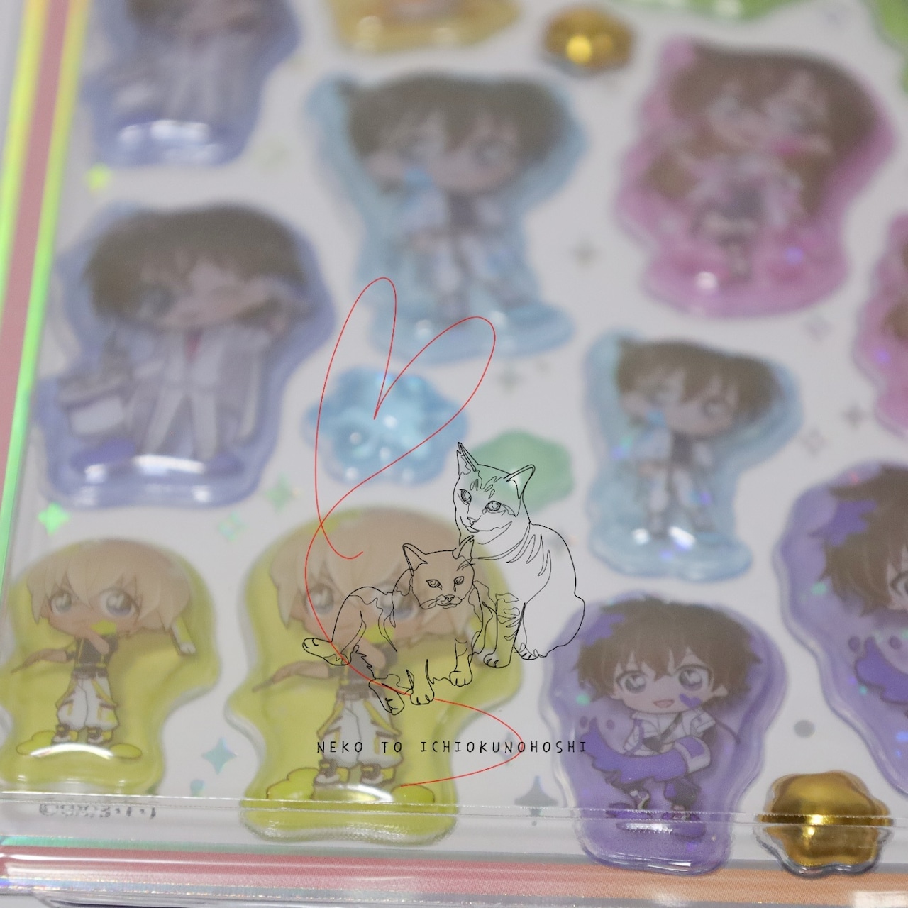 名探偵コナン　うるちゅるPOP SEAL　４種類セット