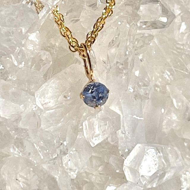 【超美石】サファイア　　18金　ペンダントトップ　1017