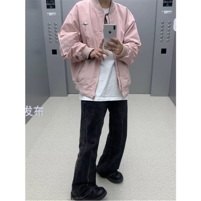 MA-1 JUMPER ミドル ポケット ストレート ジャンパー・ブルゾン