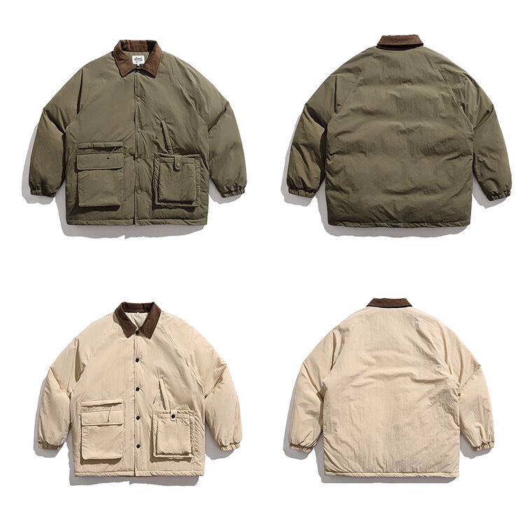 ★AMERICAN RETRO CORDUROY LAPEL COTTON JACKET　　　A0890