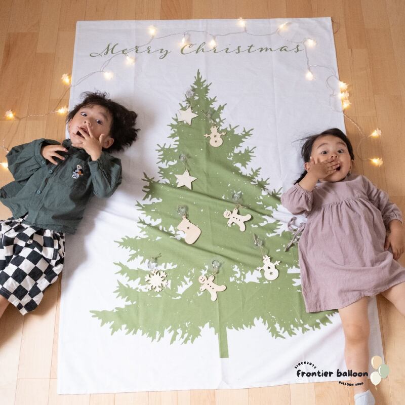 送料無料】クリスマスツリー クリスマス クリスマスタペストリー LED