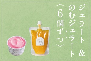 【夏の贈り物】 季節のジェラート6個 ＋ のむジェラート6個　*日時指定可能