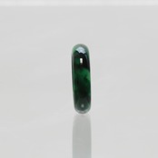 【16号】 marble 翡翠くり抜き甲丸リング A貨翡翠 jd_rg2642