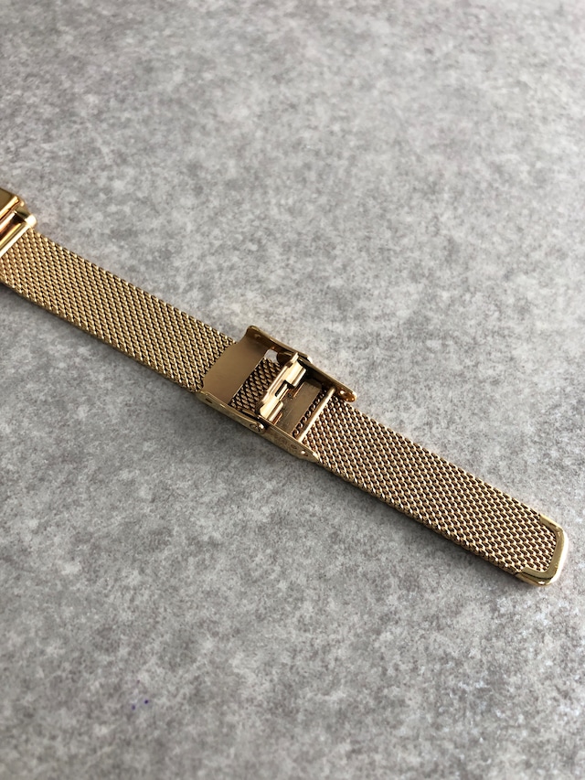 Salvatore Ferragamo サルヴァトーレ フェラガモ 腕時計 ゴールド スクエア メッシュベルト SFBY00219 クウォーツ vintage ヴィンテージ オールド bvgk3y