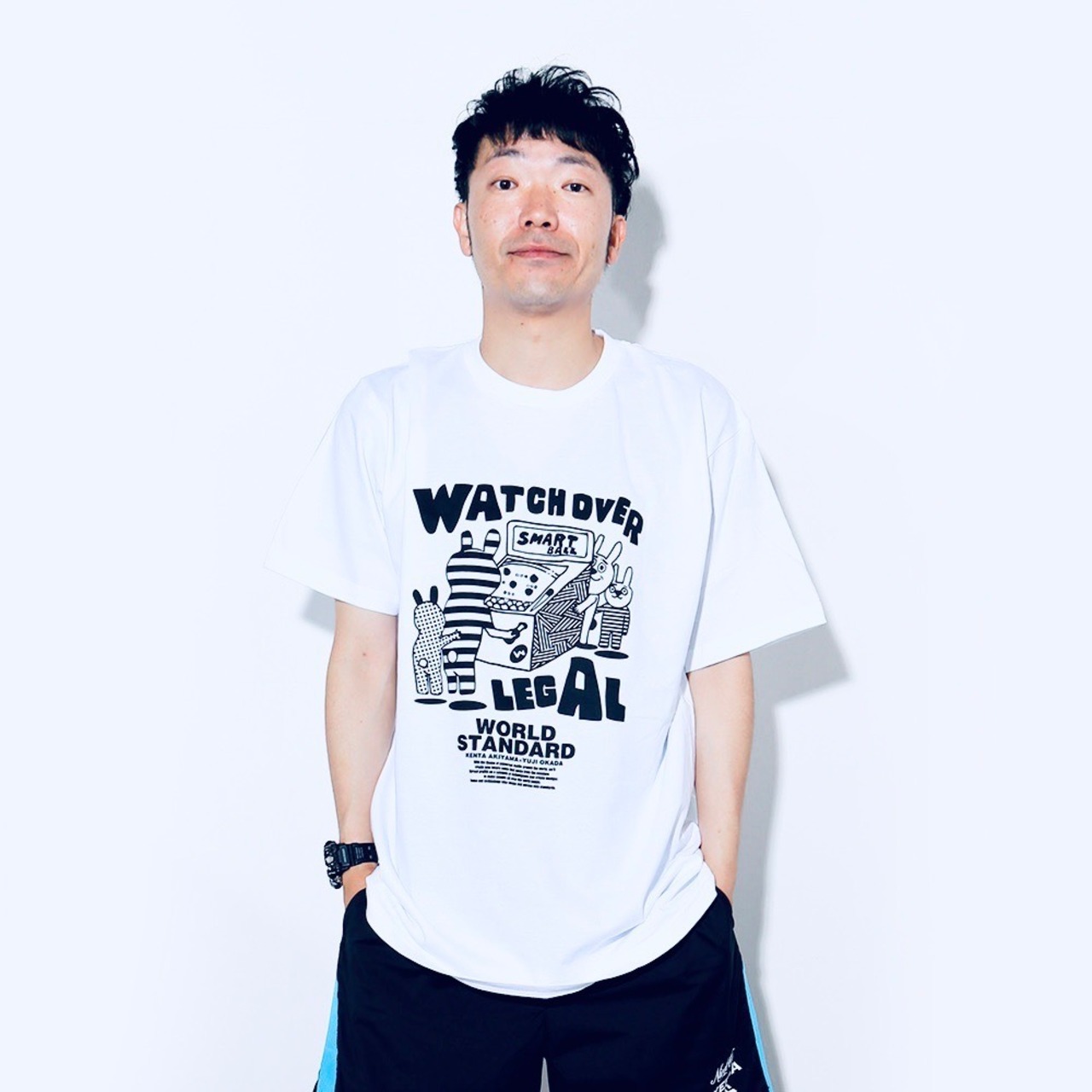 【数量限定】WORLD STANDARD×アキナ秋山コラボクルーネックプリントTシャツ/WSHT-104