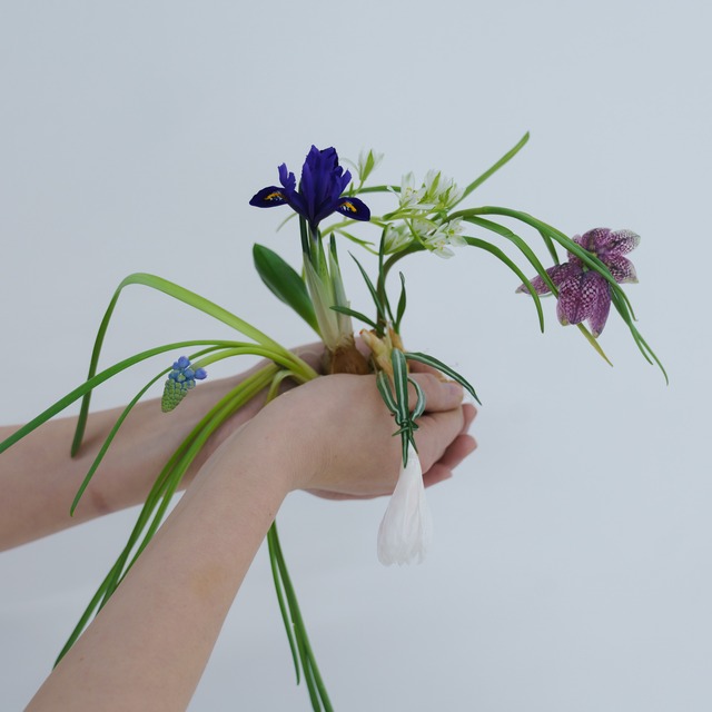 フラワーベース 球根ベース ロリエフL【リューズガラス】