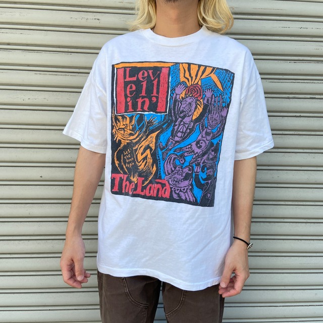 90s USA製　レヴェラーズ　バンドTシャツ　バンt グラフィック　白　L