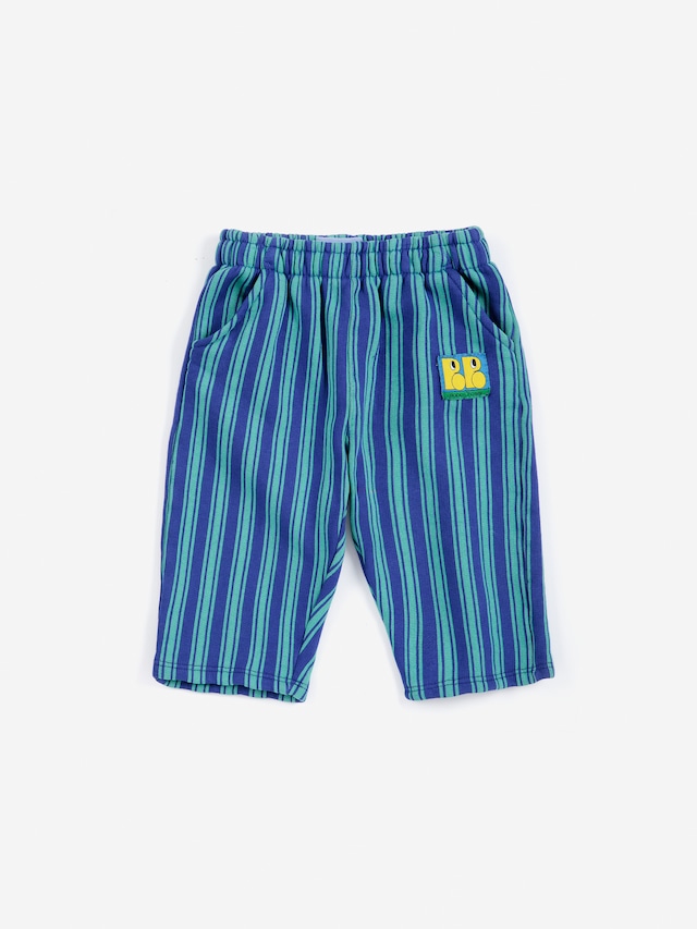 〈 BOBO CHOSES 26AW 〉〈 BABY 〉 Booo Bo Choses Tag stripes jogging pants / OFFWHITE