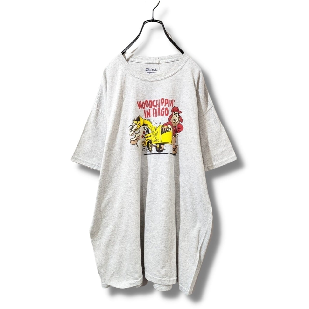 GILDAN ギルダン 古着 プリントTシャツ グレー BC58