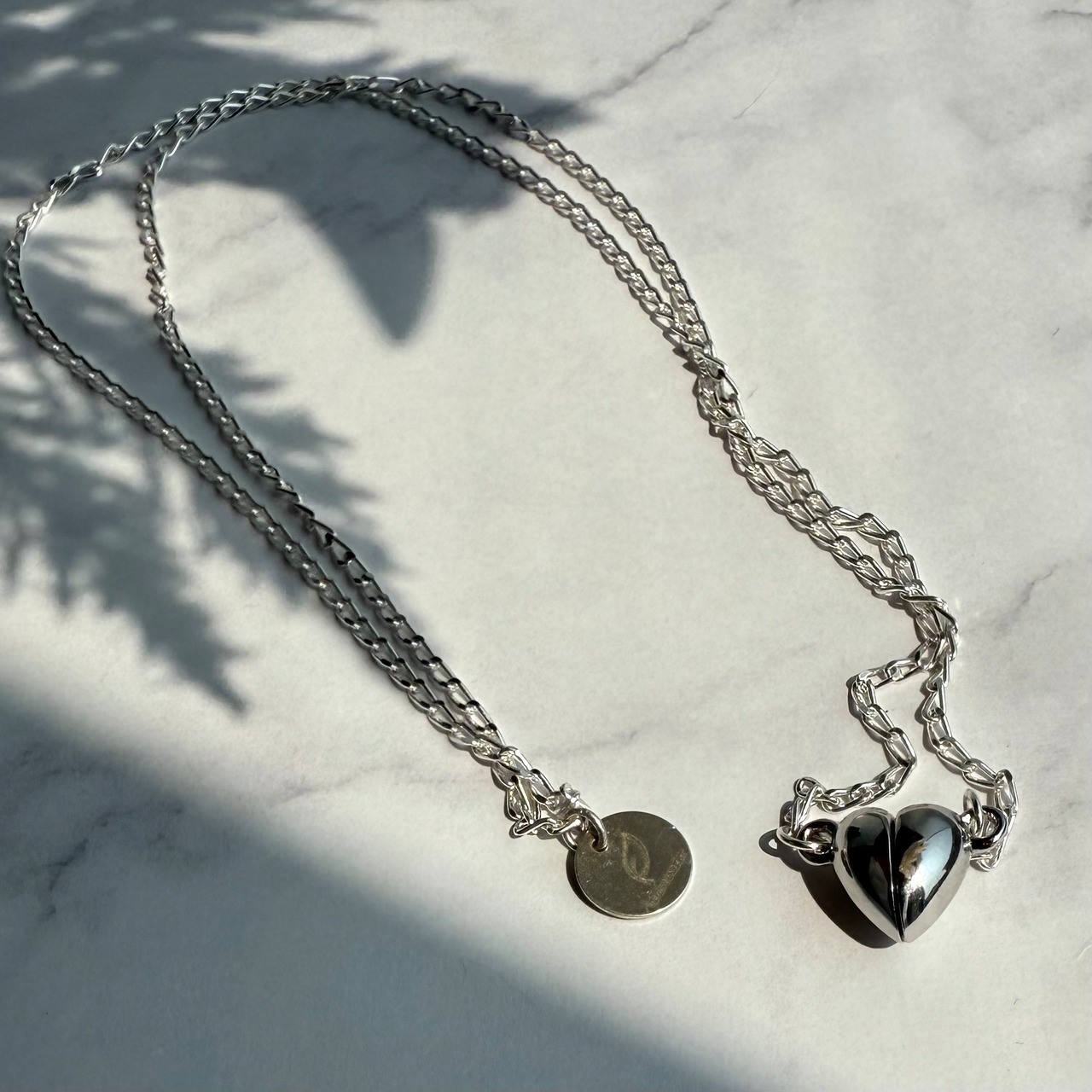 heart magnet necklace