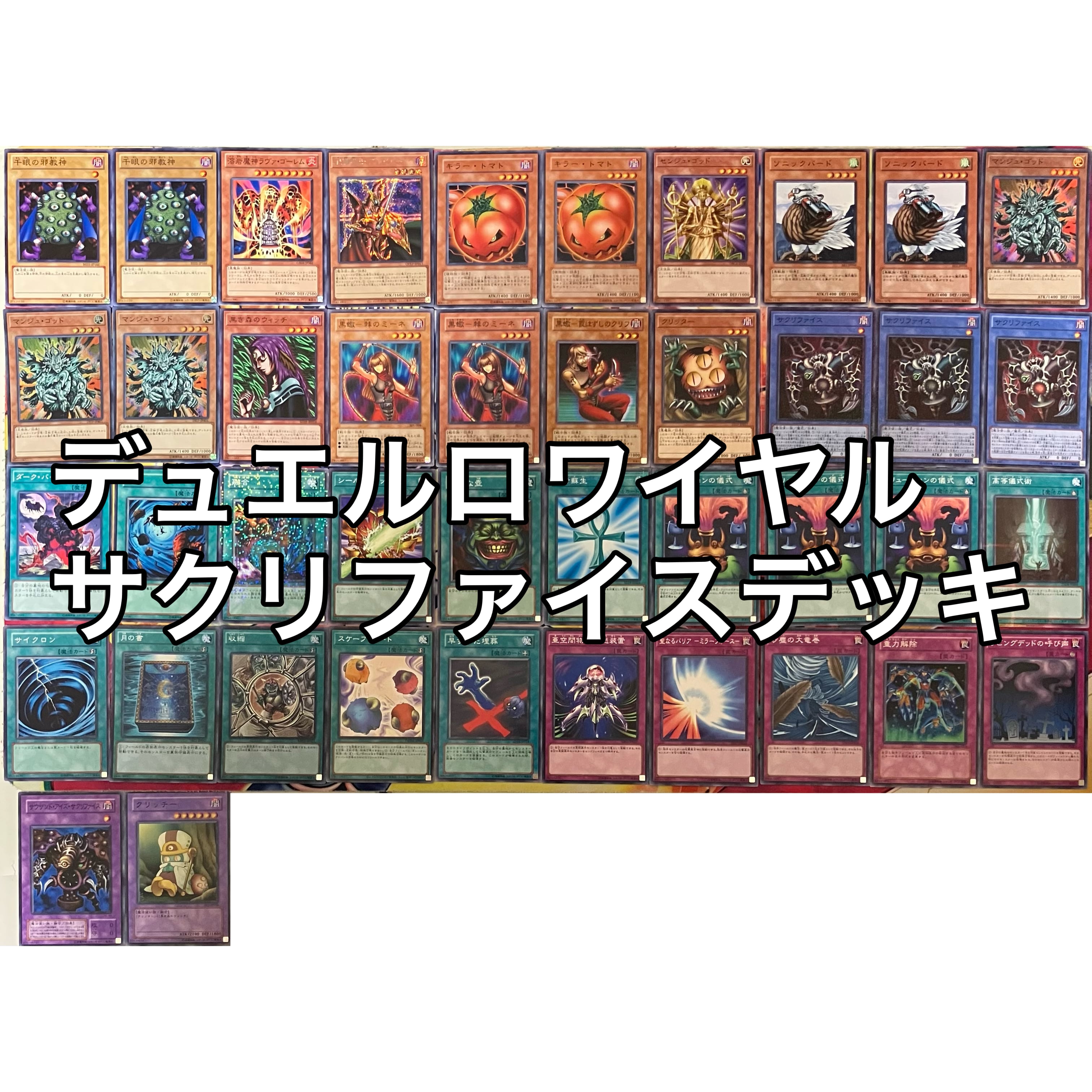デュエルロワイヤル サクリファイス デッキ 遊戯王 | PAY ID