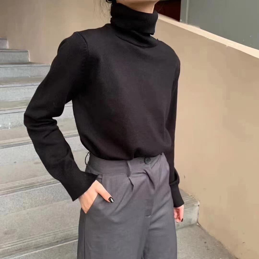 袖口スリット入り　ハイゲージニット　AJ2205−D04