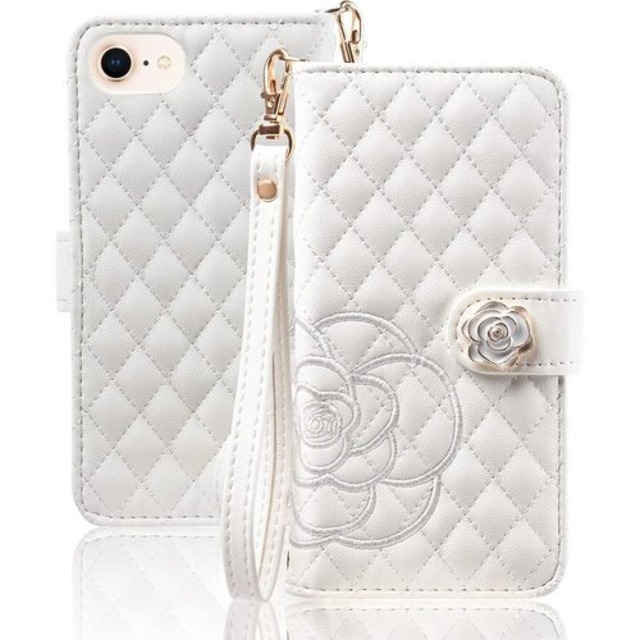 iPhone SE3 第三世代 ケース 手帳型 iph 7 携帯カバー iPhone7 手帳 ケース 可愛い タッセル アイフォン8 ケース 耐衝撃 防水 iPhone6ケース カード収納 純正 財布型 お洒落 シンプル 全面保護 スマホカバー iPhone6s 手帳型 ブランド 横置きスタンド機能 アイフォン6 case ケース ストラップホール付き iPhone SE3/SE2/8/7/6s/6通用 4.7インチ ホワイト 593
