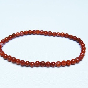 ナンホーンアゲート ブレスレット 4mm アゲート ブレス 一点物 メール便可 [M便 1/10] 111-47454