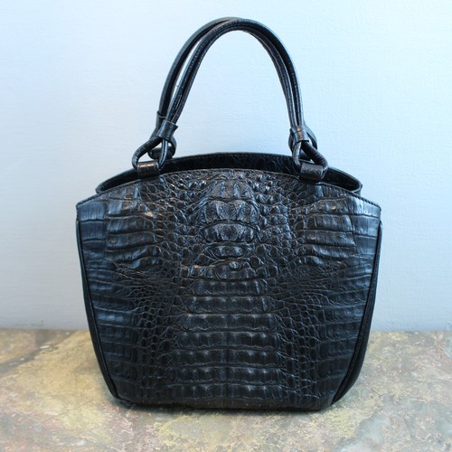 .CROCODILE LEATHER HAND BAG/クロコダイルレザーハンドバッグ 2000000034003