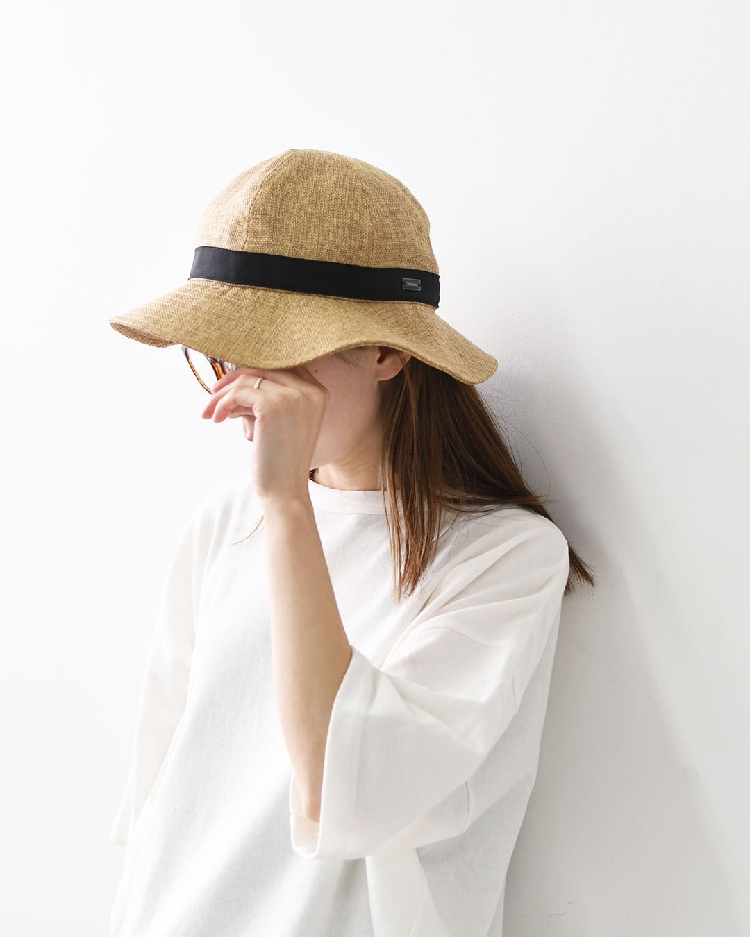 ORCIVAL [オーチバル・オーシバル] RAFFIA LIKE NATURAL HAT [OR