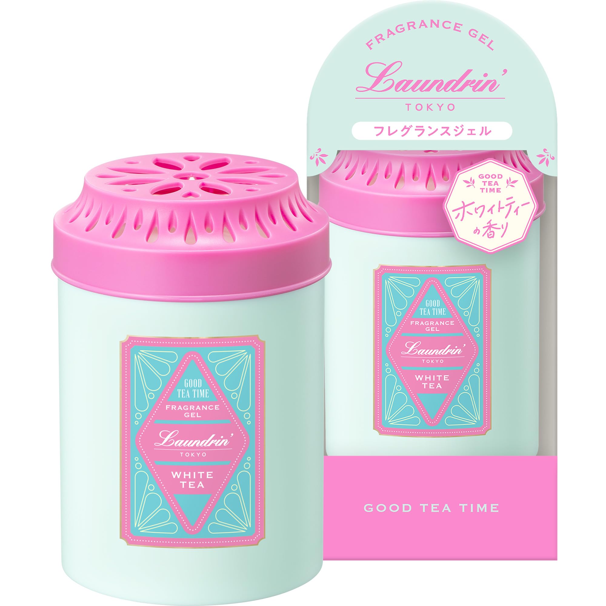 【人気】Laundrin'(ランドリン) 芳香剤 フレグランスジェル ホワイトティーの香り 130g