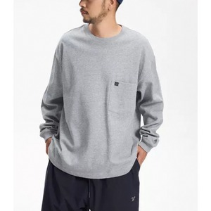 One point pocket long sleeve t-shirt 0346