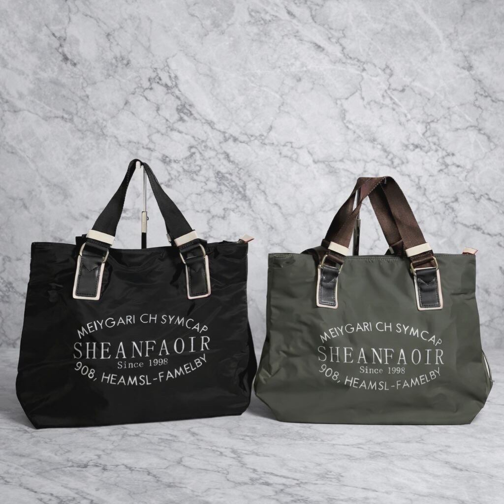 423♥B♥顕様order♥ショルダーバッグ＊Mサイズ＊ハンドメイド charmaer ナイロンロゴショルダーBAG（N) | whispermusee