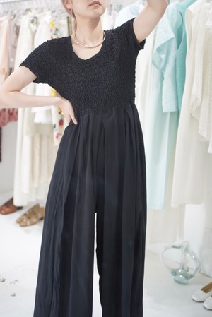 flower washer  jumpsuit