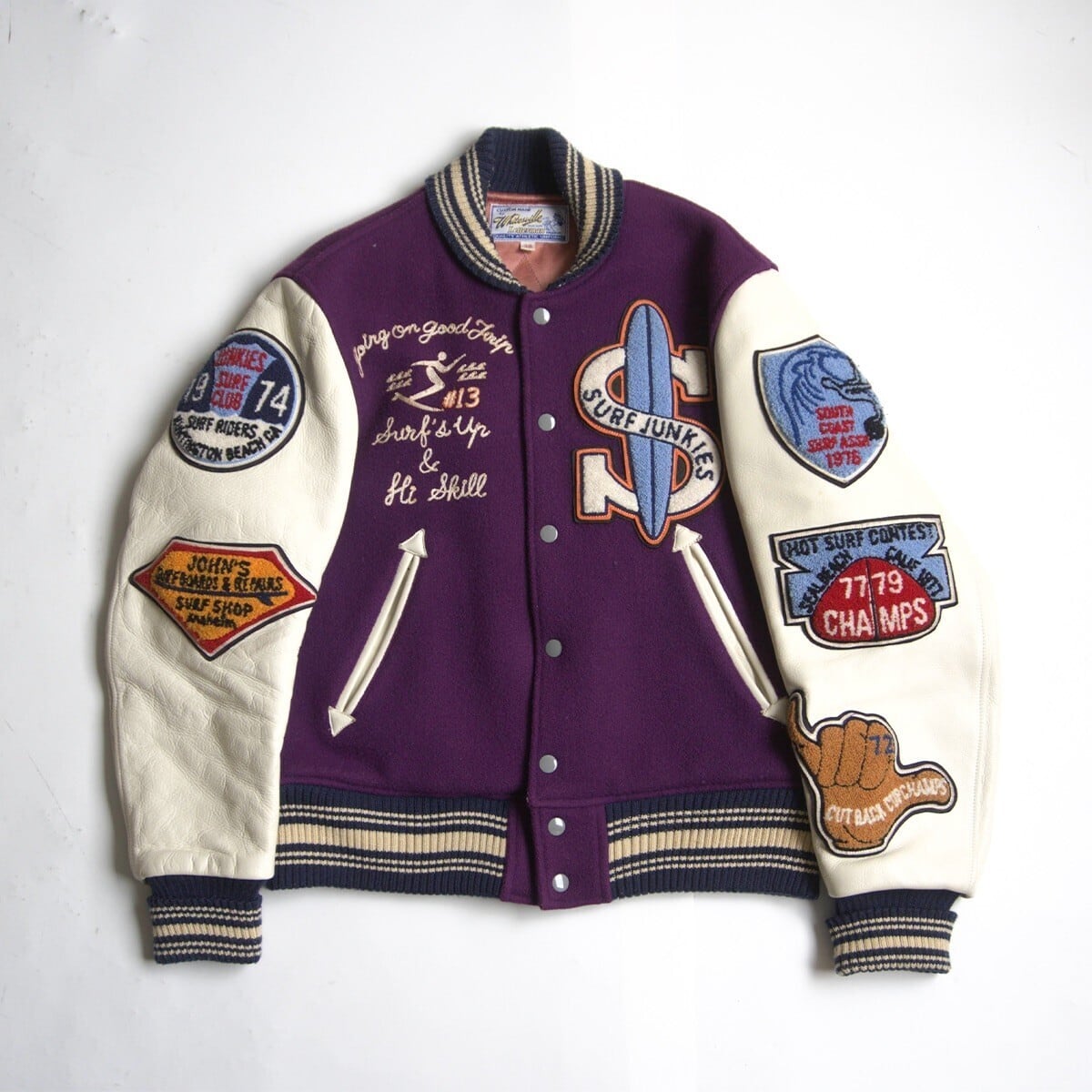 WHITESVILLE Whitesville フルデコ レザー スタジャン レア 