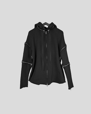 ASKYY / FULLSPEC REMOVABLE HOODIE / BLK