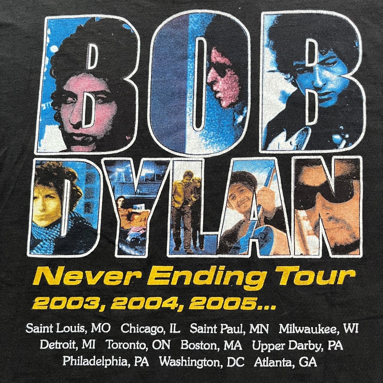 Bob Dylan 2005 Never Ending Tour Band Tee | Vintage High Line