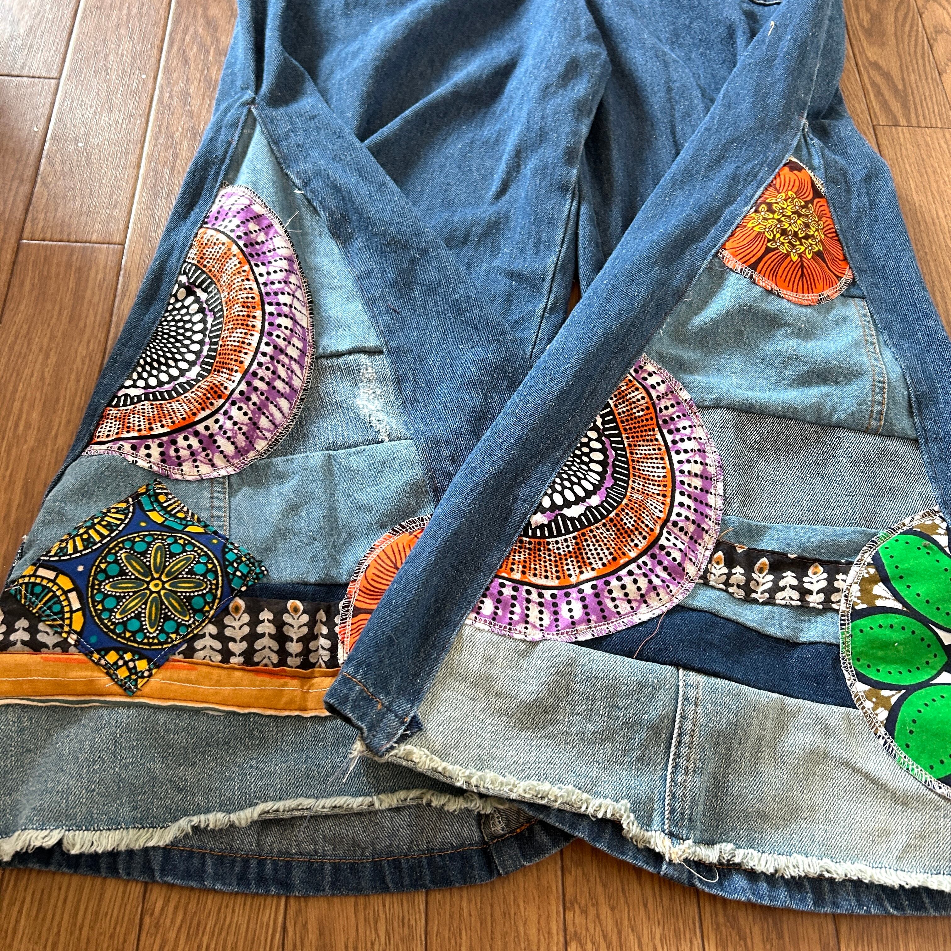 アフリカンリメイクサロペット | アジアン雑貨ルチュ