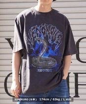 ＼SALE／◆ストーンウォッシュ グラフィック Tシャツ◆wi-509572