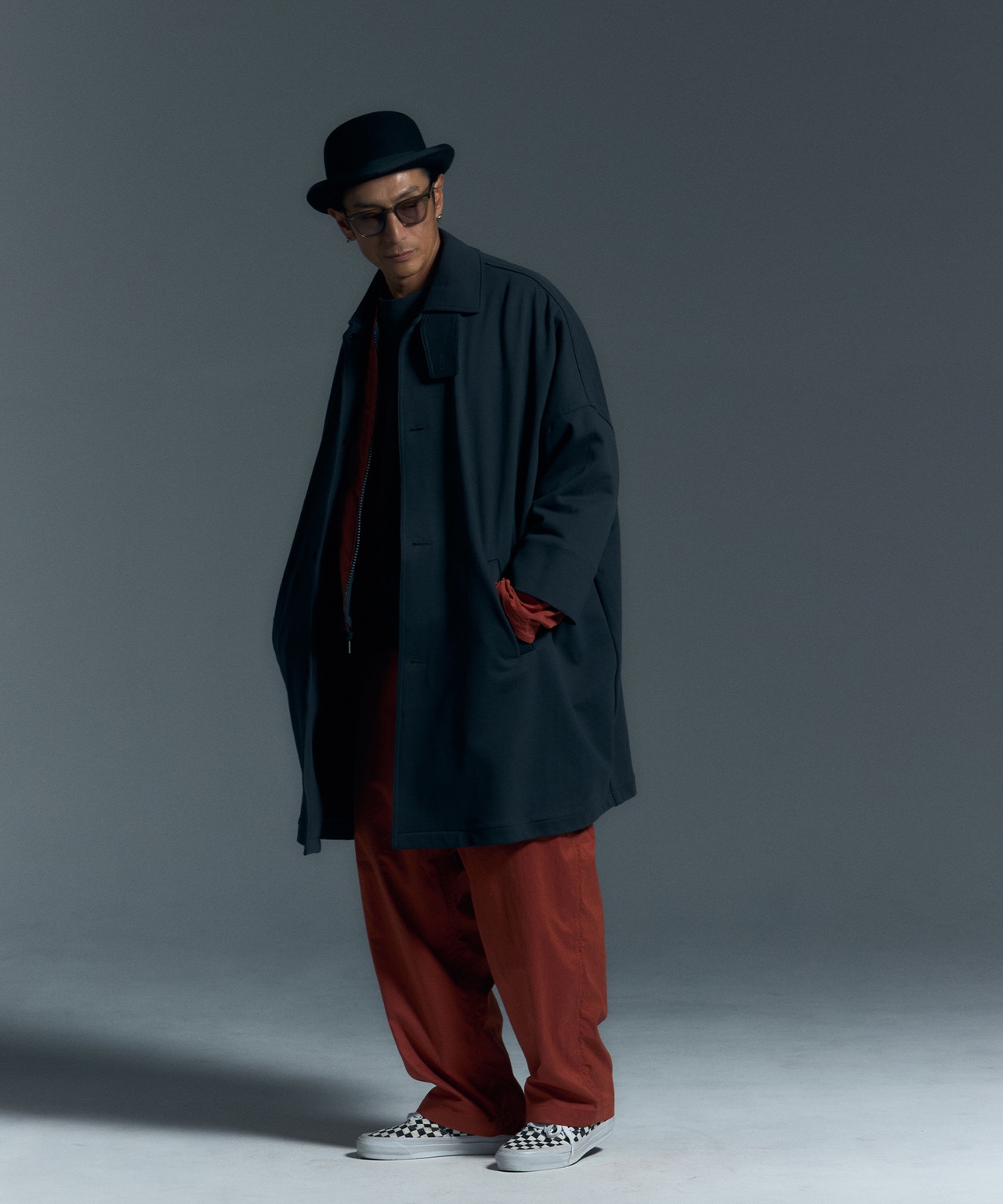 NYLON WIDE PANTS［HSP002］
