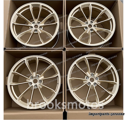 20x8.5 21x11.5 GT4 ホイール 2016+ ポルシェ 991.2 911 カレラ S/T 4本セット -BRN-11758