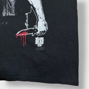 【The Walking Dead】ウォーキングデッド Tシャツ ダリル 背中 海外ドラマ ゾンビ M 黒 半袖 us古着