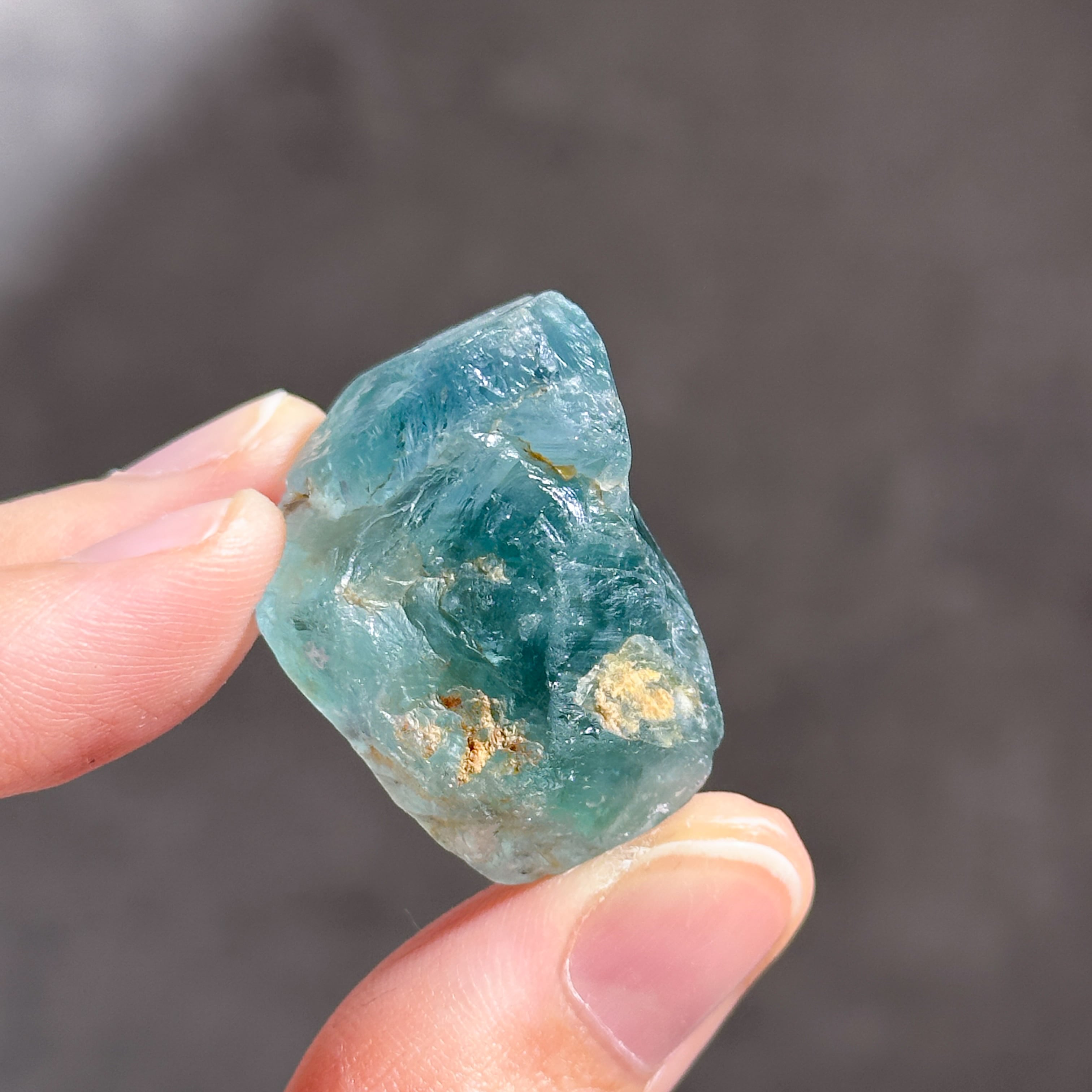 ブルー、グリーンフローライト 原石 3個set 01◇ Fluorite ◇天然石