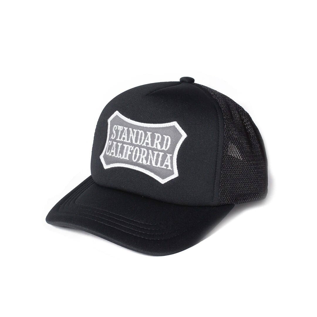 STANDARD CALIFORNIAスタンダードカリフォルニア SD Basic Logo Patch メッシュキャップ ブラック