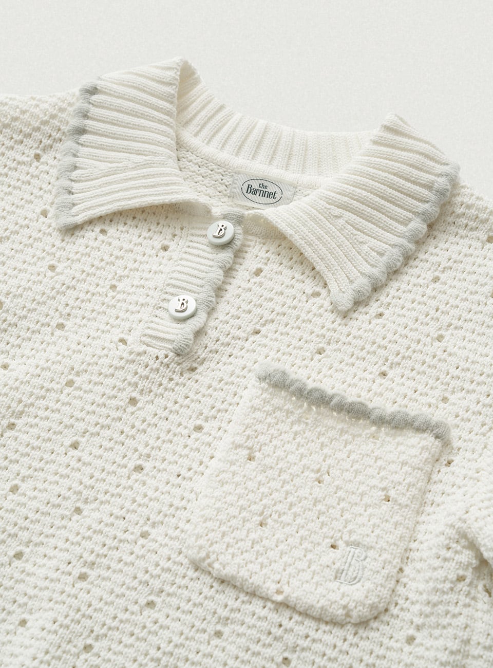 The Barnnet] Fluff Scallop Knit Top 正規品 韓国ブランド 韓国通販