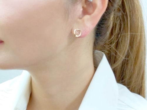 Cute earrings　K10イヤリング　10064【La Terre 表参道】