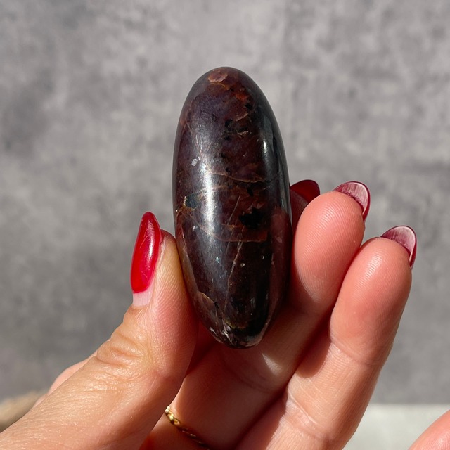 インド産【ルビー／リンガム】② 鉱物 天然石 パワーストーン